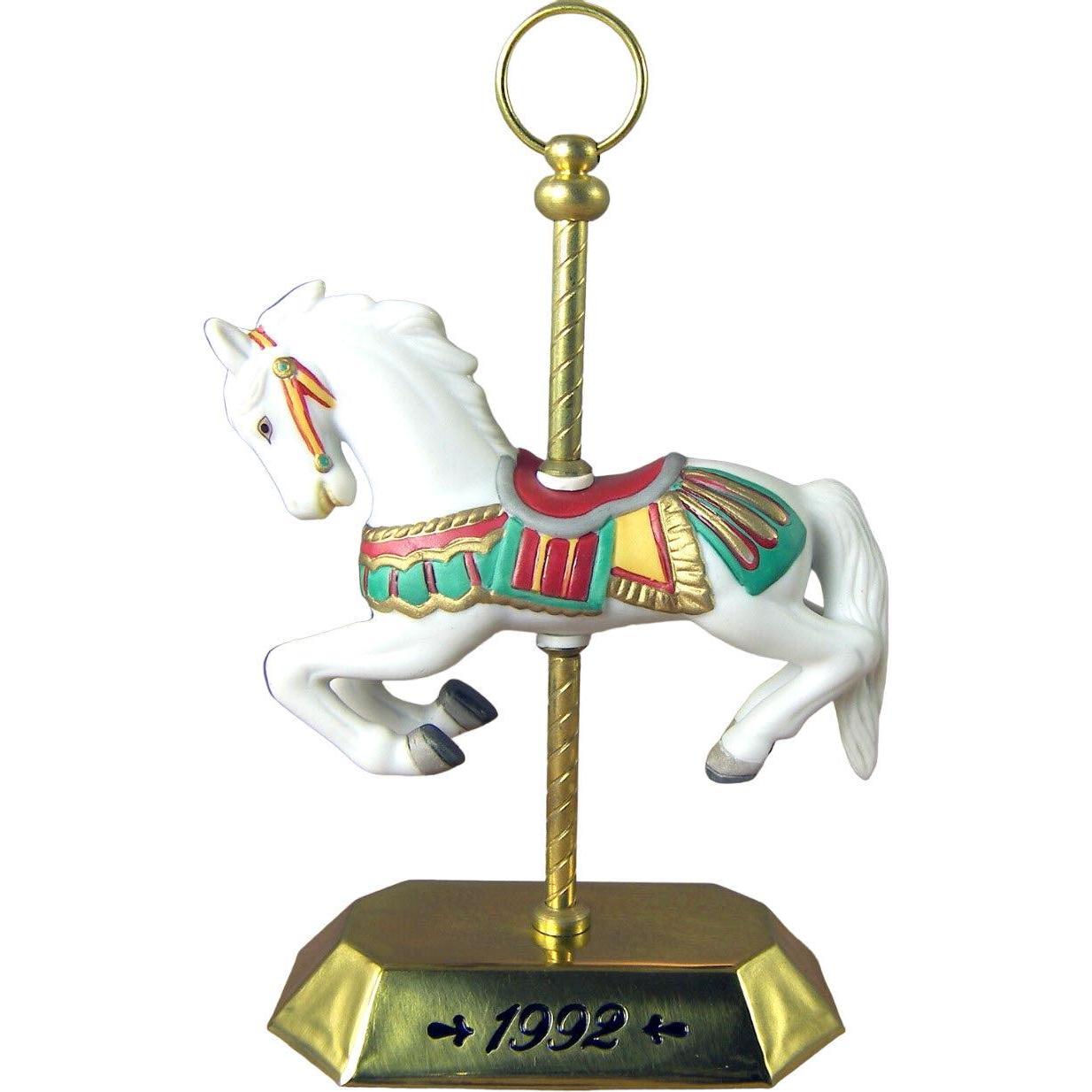 1992 Tobin Fraley Carousel Horse Hallmark Ornament (Tobin FraleyCarousels) QX489 1