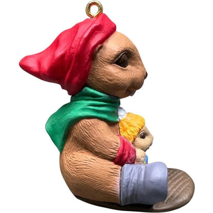 1992 Toboggan Tail Hallmark Ornament (Animal) QX5459