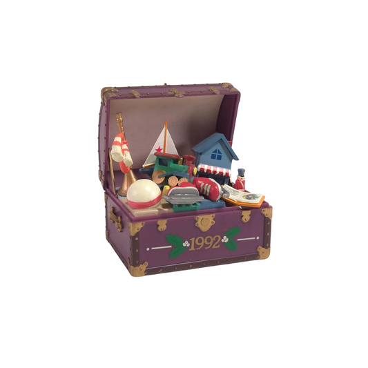 1992 Trunk of Treasures Enesco Ornament (Enesco) 588636 Image1