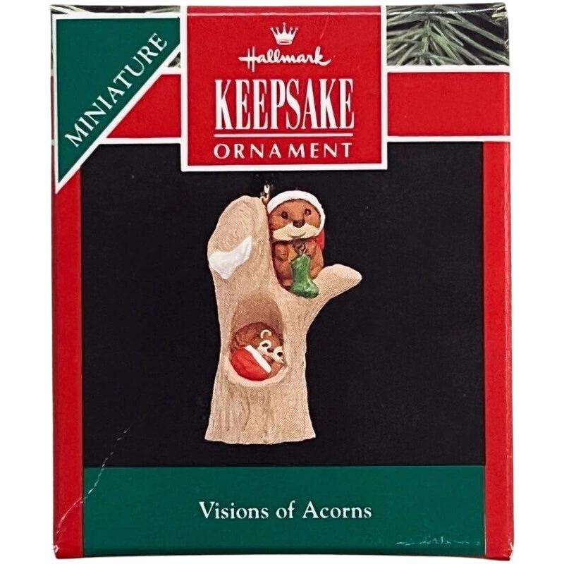 1992 Visions of Acorns Hallmark Ornament (Animal) QXM5851