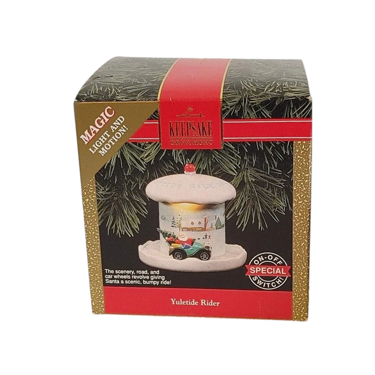 1992 Yuletide Rider Hallmark Ornament (Cars) QLX7314