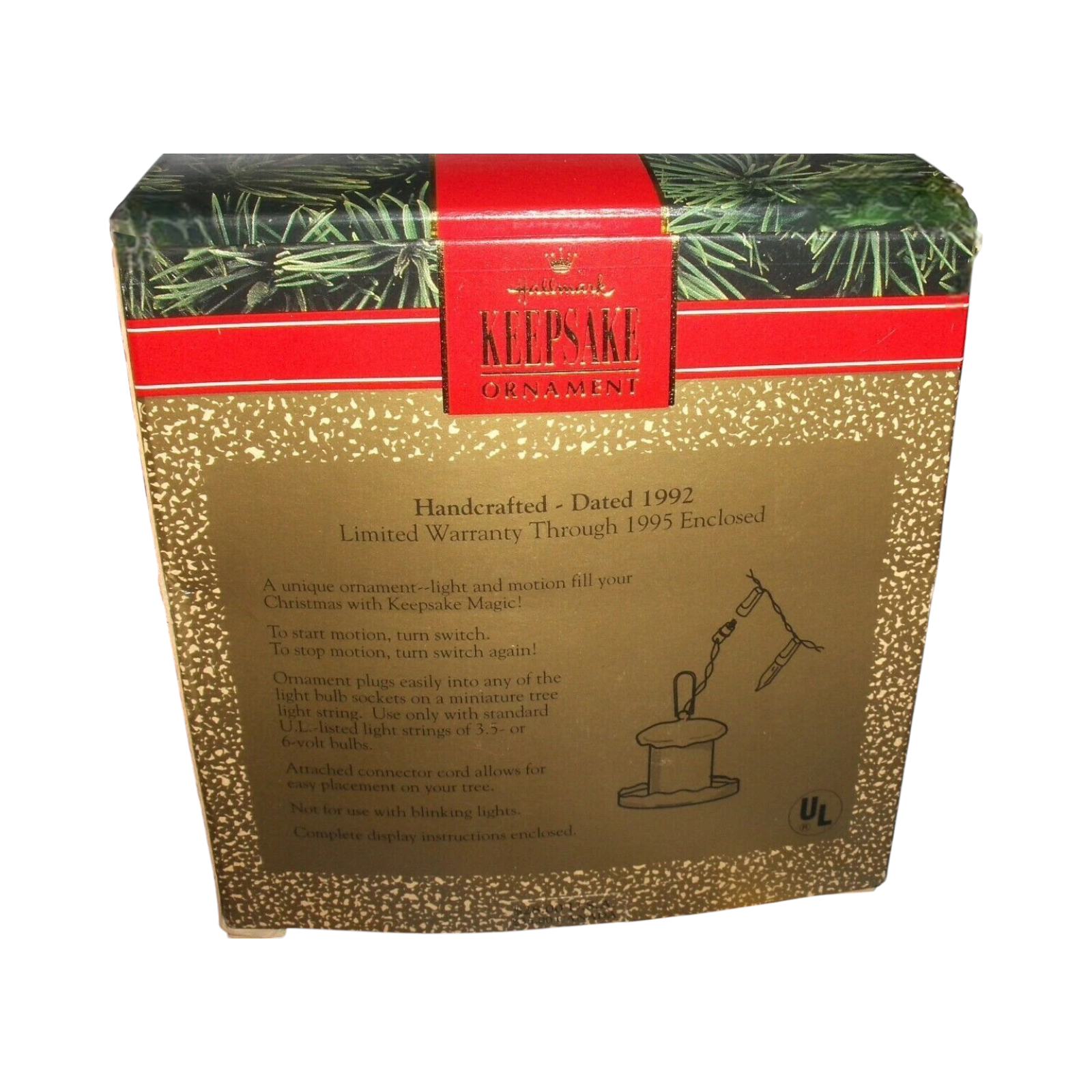 1992 Yuletide Rider Hallmark Ornament (Cars) QLX7314