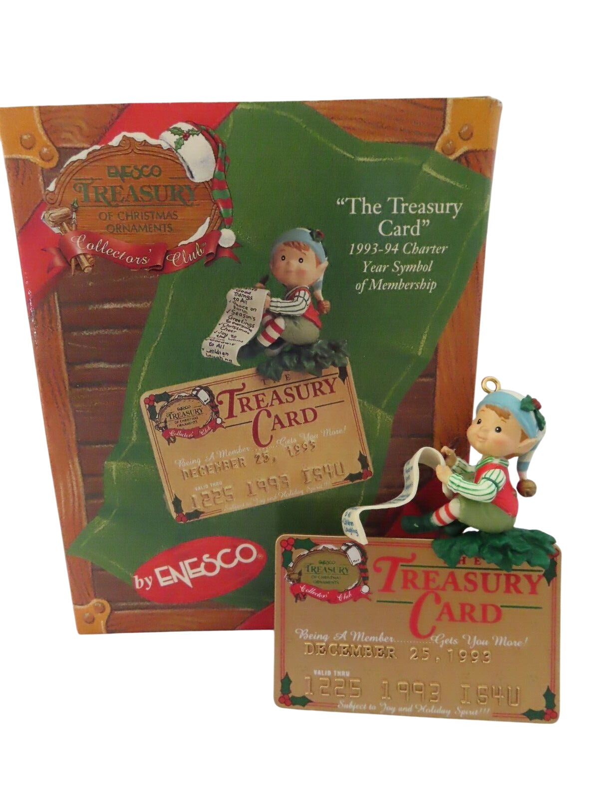 1993-1994 The Treasury Card Enesco Ornament (Elf) T0001