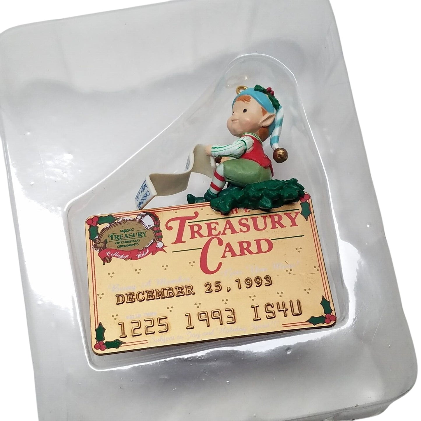 1993-1994 The Treasury Card Enesco Ornament (Elf) T0001