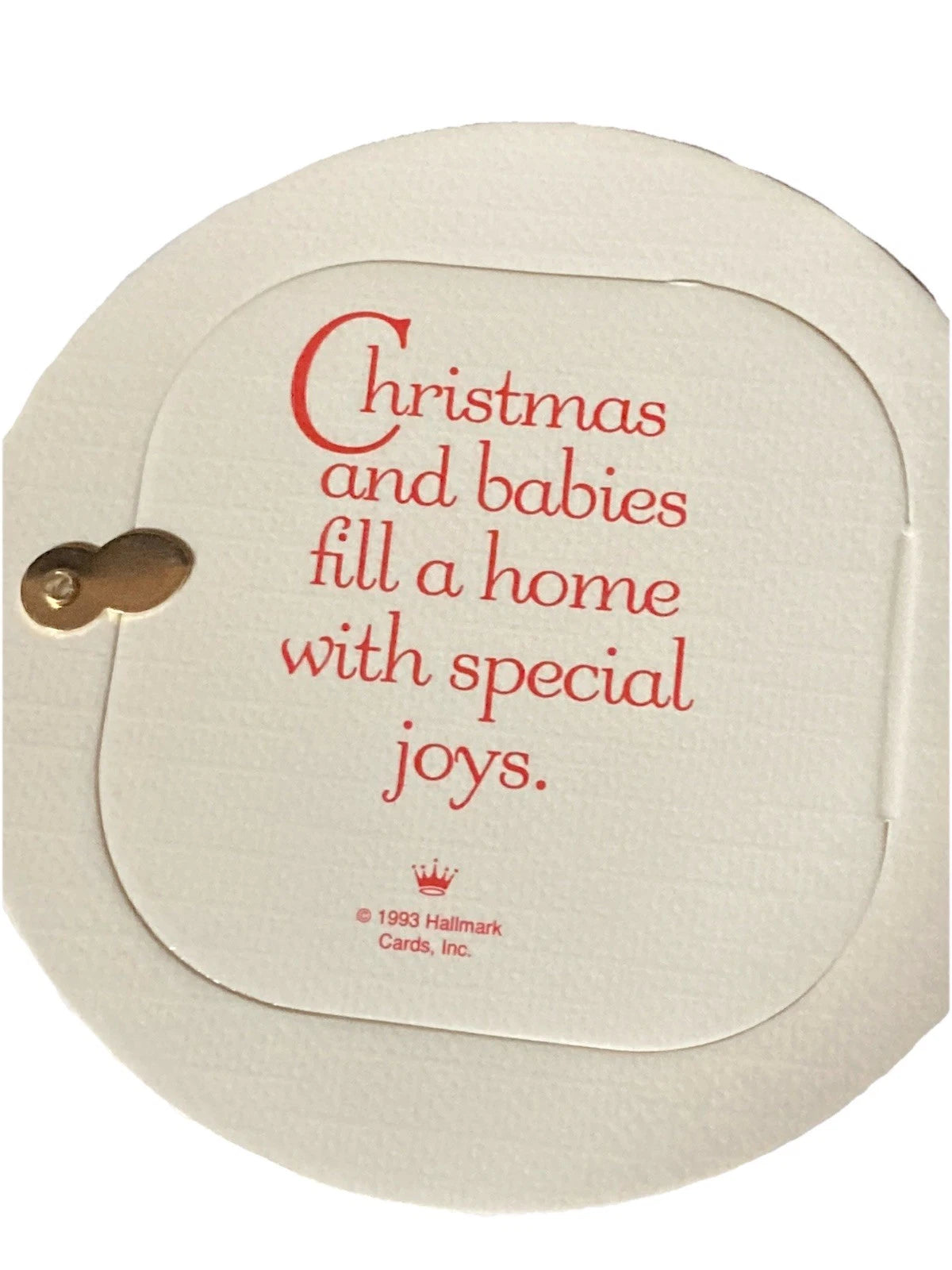 1993 Baby's First Christmas (Photo Holder)