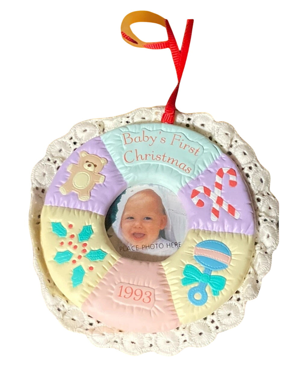 1993 Baby's First Christmas (Photo Holder)