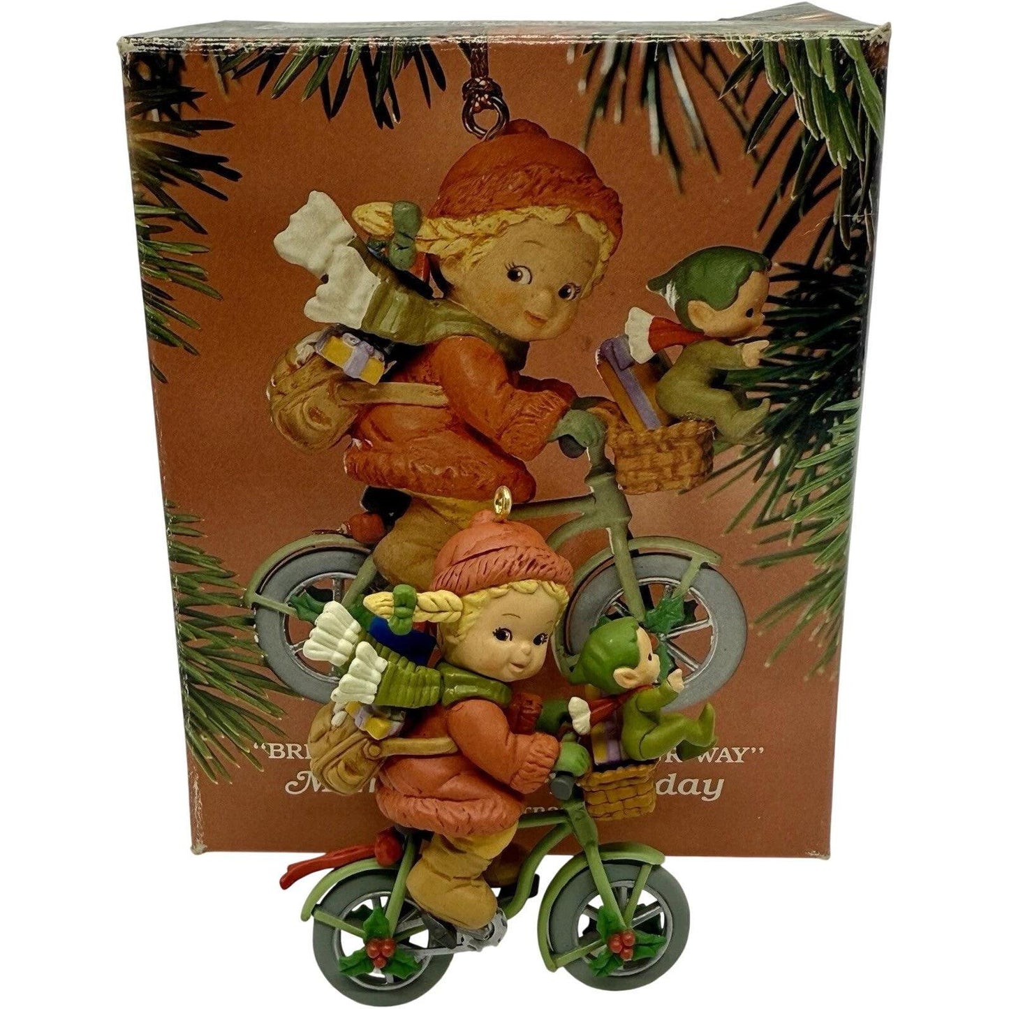 1993 Bringing Good Wishes Your Ways - Memories of Yesterday Enesco Ornament (Enesco) 592846