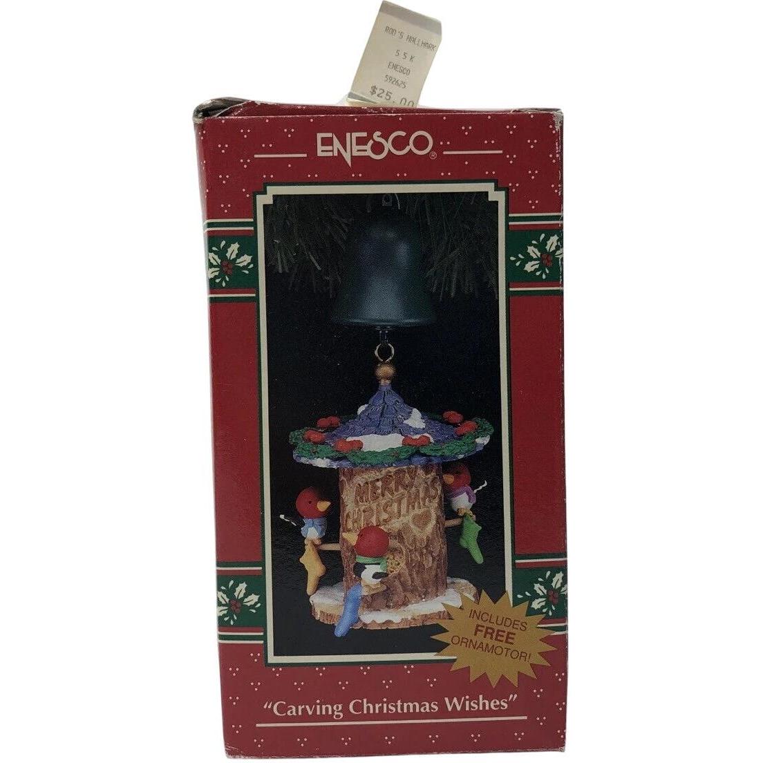 1993 Carving Christmas Wishes Enesco Ornament (Bird) 592625