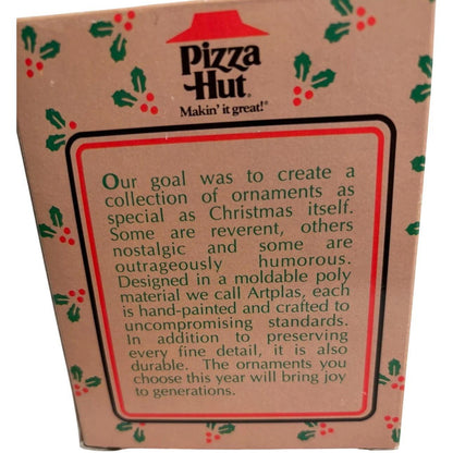 1993 Christmas-To-Go Pizza Hut Enesco Ornament (Kitchen) 595217