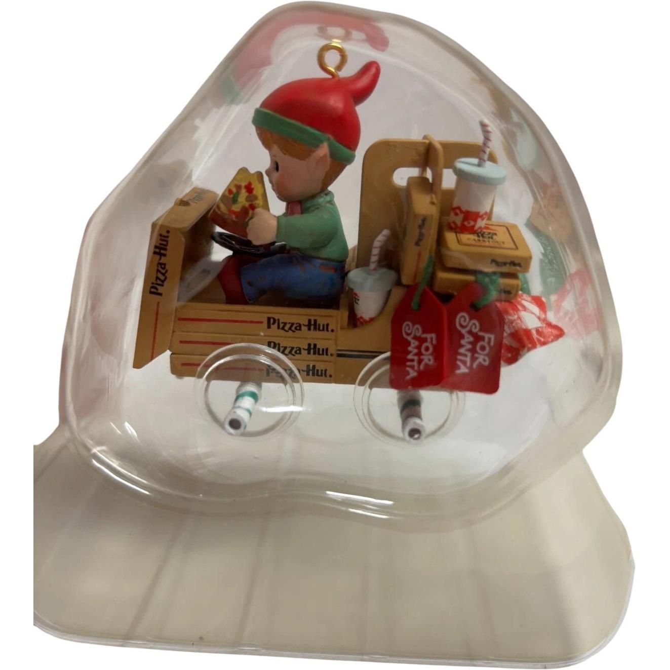 1993 Christmas-To-Go Pizza Hut Enesco Ornament (Kitchen) 595217