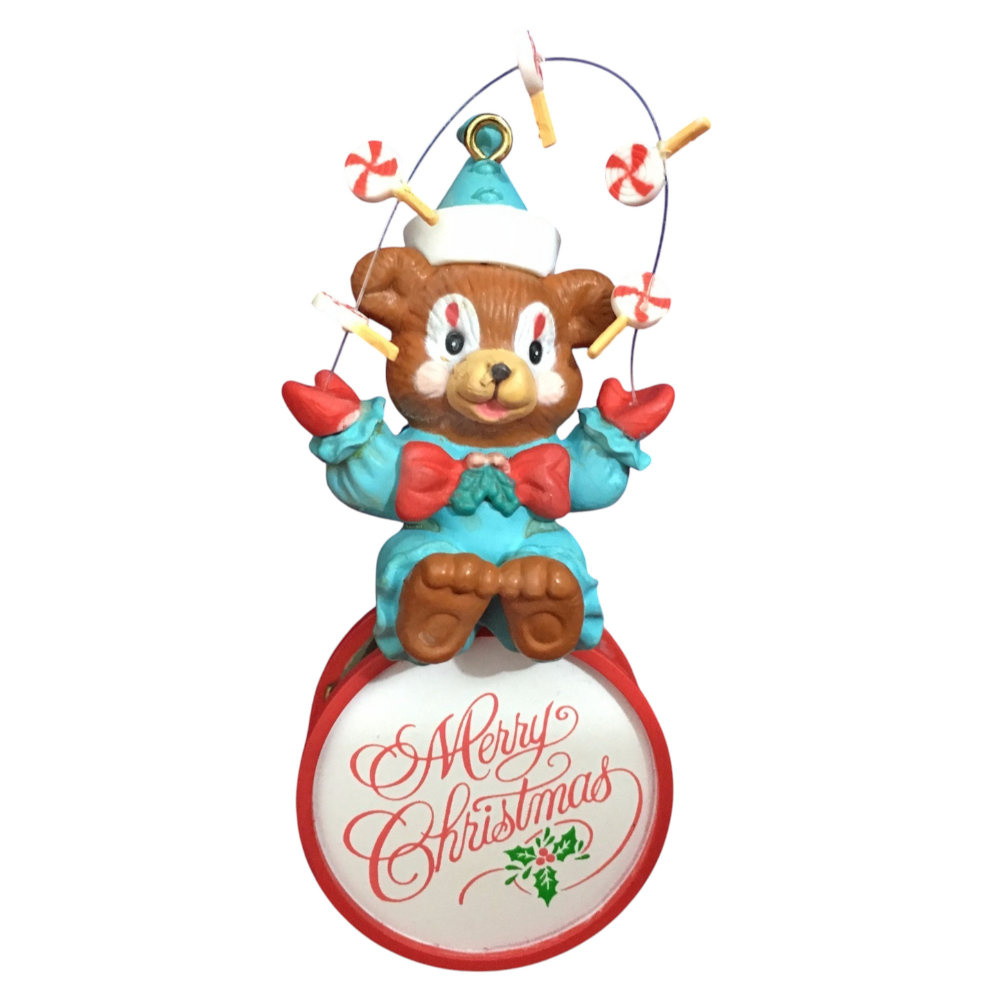 1993 Clowinin' Around Enesco Ornament (Teddy Bear) 595454
