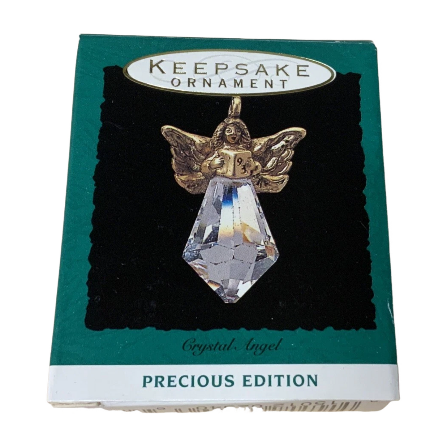 1993 Crystal Angel Hallmark Ornament (Precious Editions) QXM4015