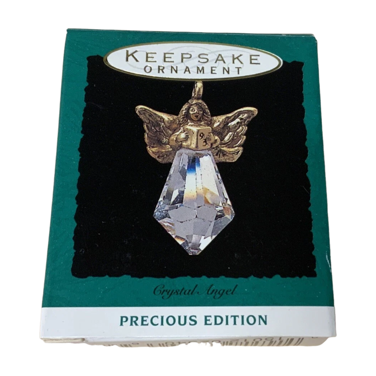 1993 Crystal Angel Hallmark Ornament (Precious Editions) QXM4015