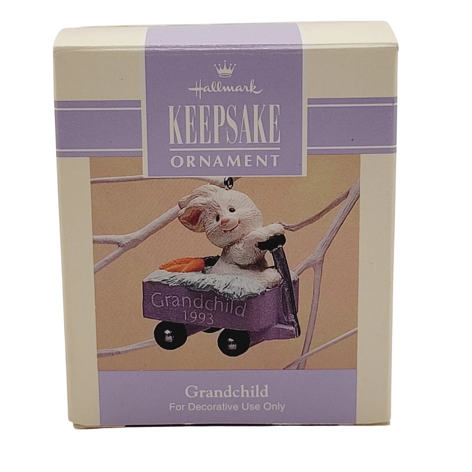 1993 GrandChild Hallmark Ornament (Rabbit) QEO8352