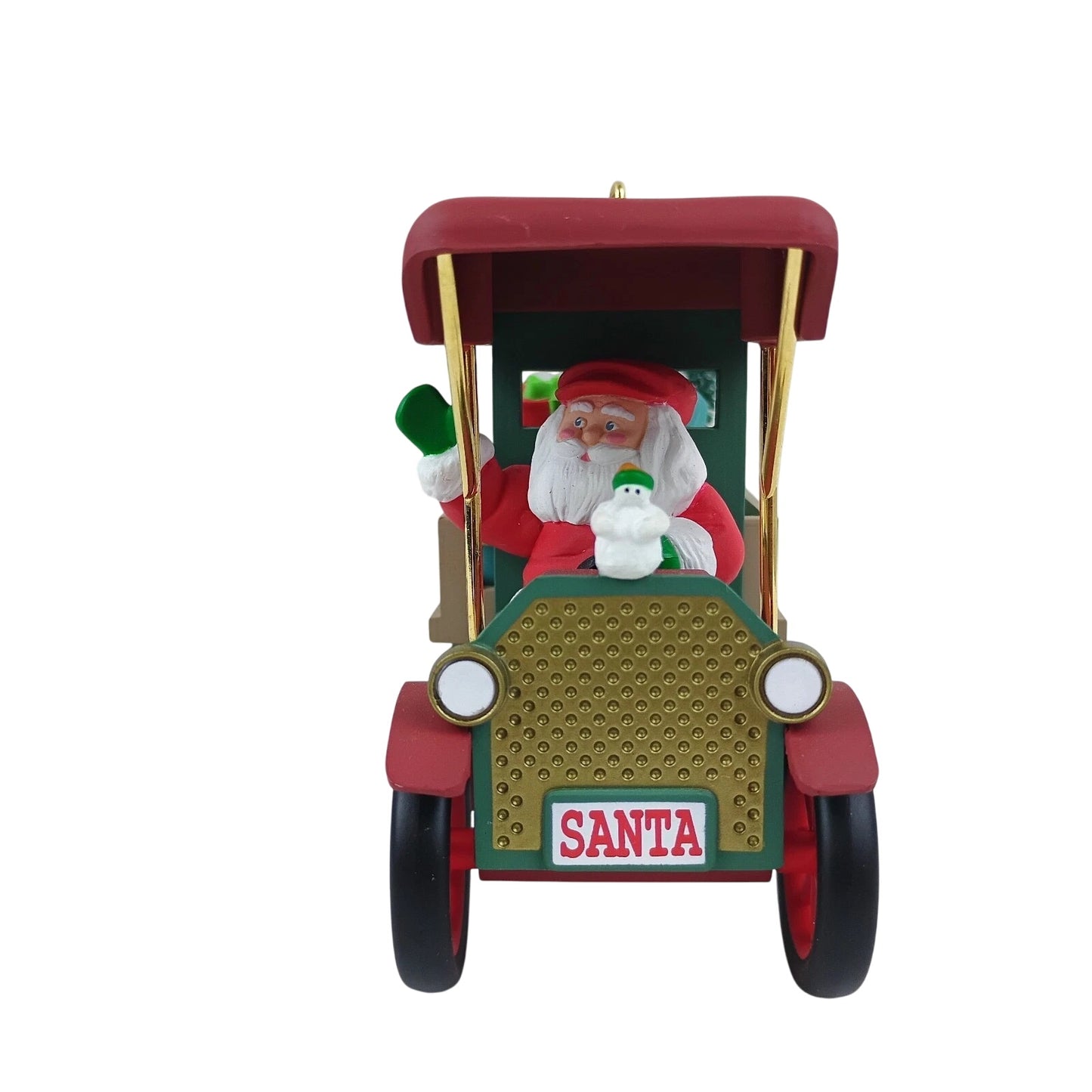 1993 Happy Haul‑idays Hallmark Ornament (Here Comes Santa) QX4102