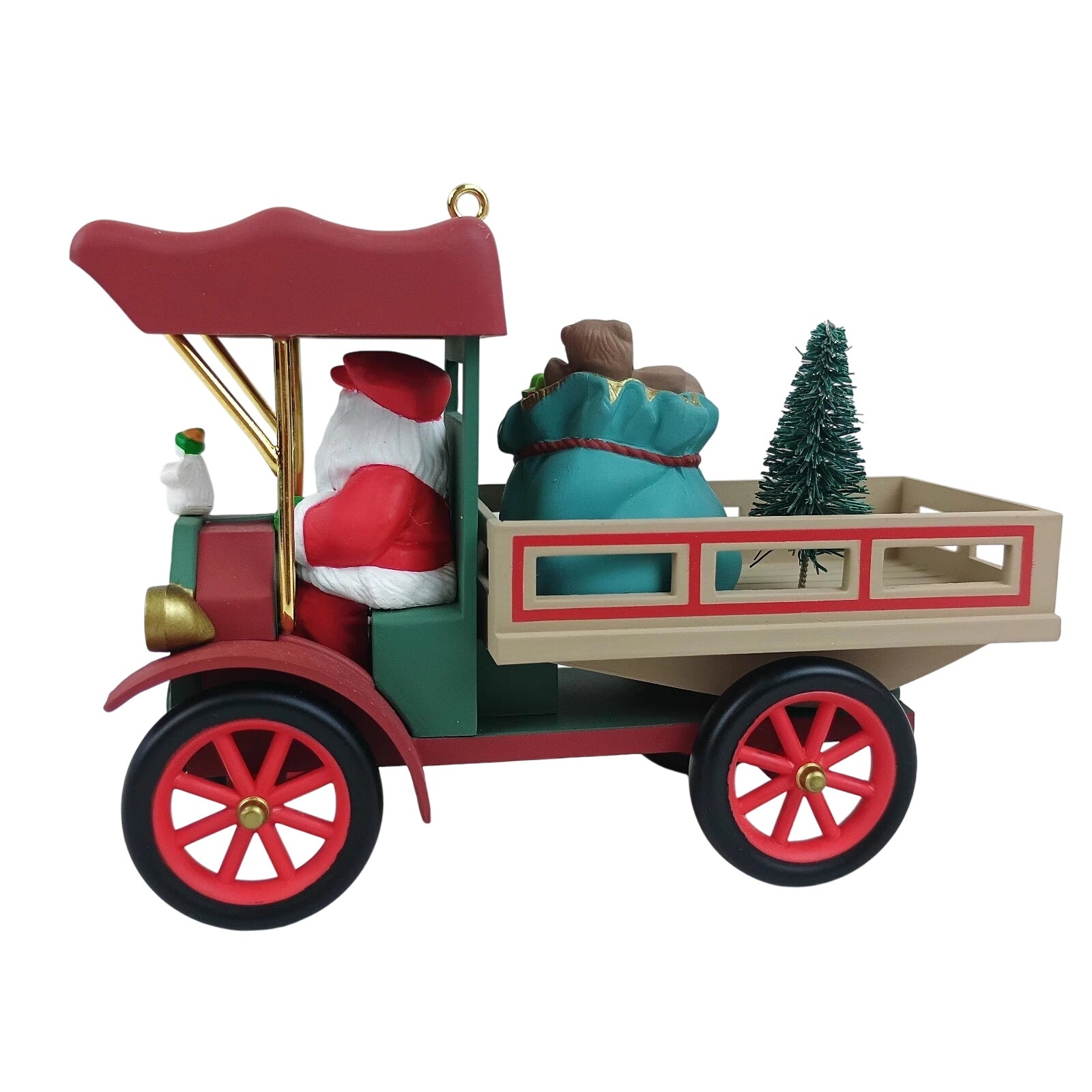 1993 Happy Haul‑idays Hallmark Ornament (Here Comes Santa) QX4102