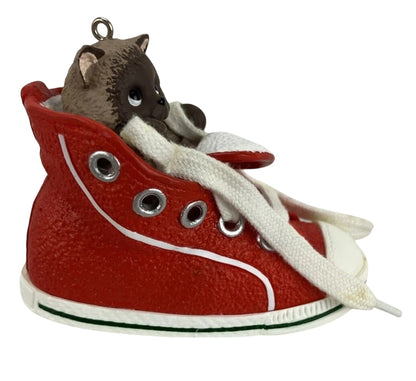 1993 High Top‑Purr Hallmark Ornament (Kitten in Sneaker) QX5332
