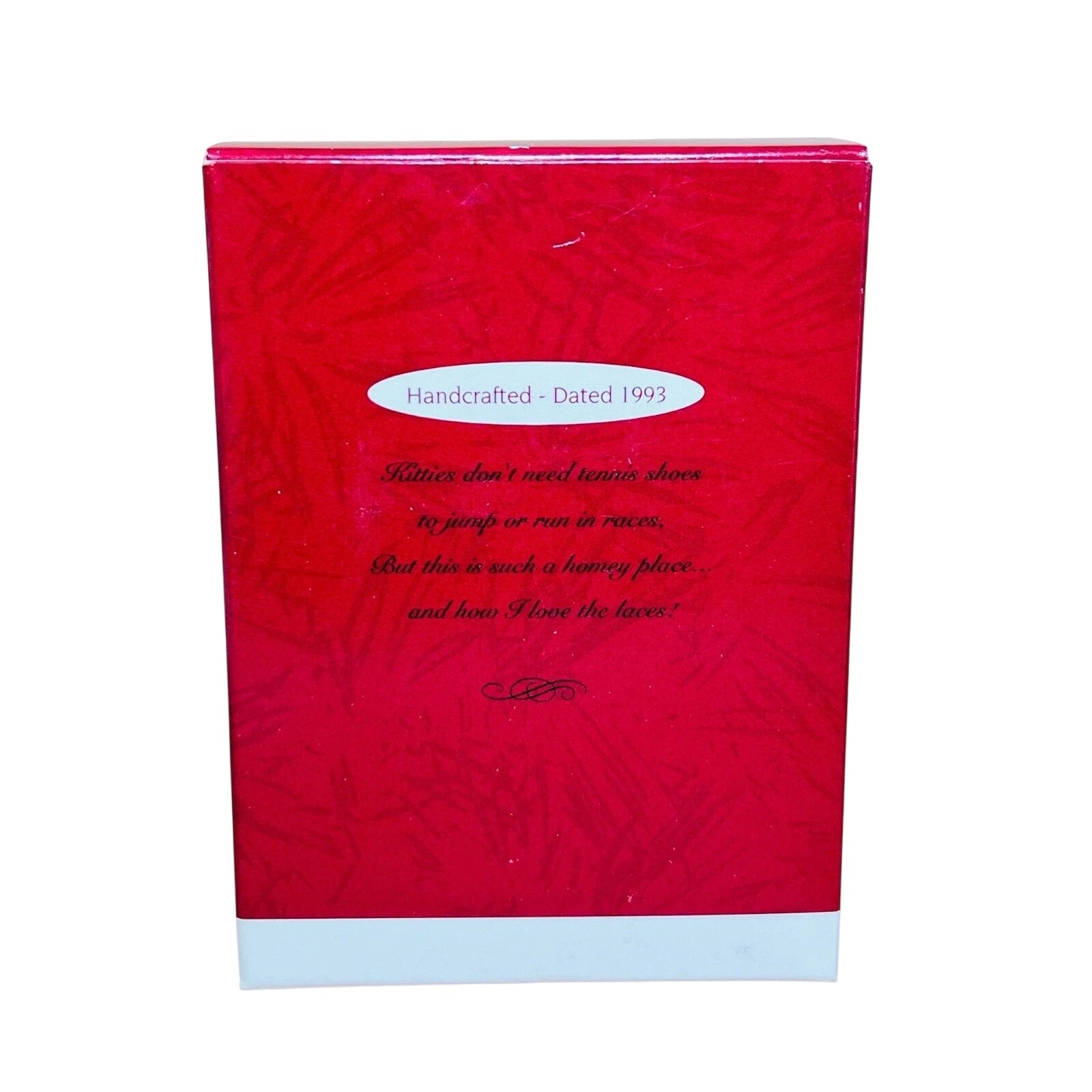 1993 High Top‑Purr Hallmark Ornament (Kitten in Sneaker) QX5332