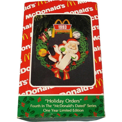 1993 Holiday Orders - McDonald's Dated (McDonald's)