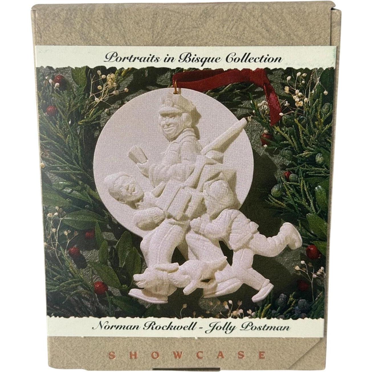 1993 Jolly Postman Hallmark Ornament (Portraits in Bisque Collection) QK1162