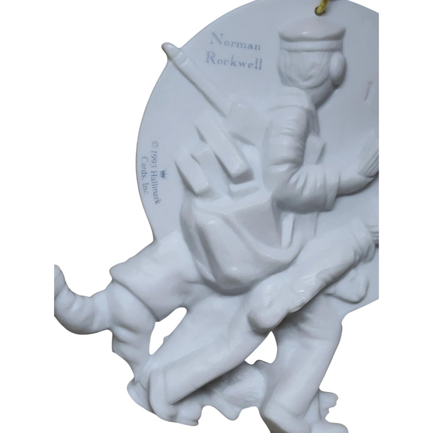 1993 Jolly Postman Hallmark Ornament (Portraits in Bisque Collection) QK1162