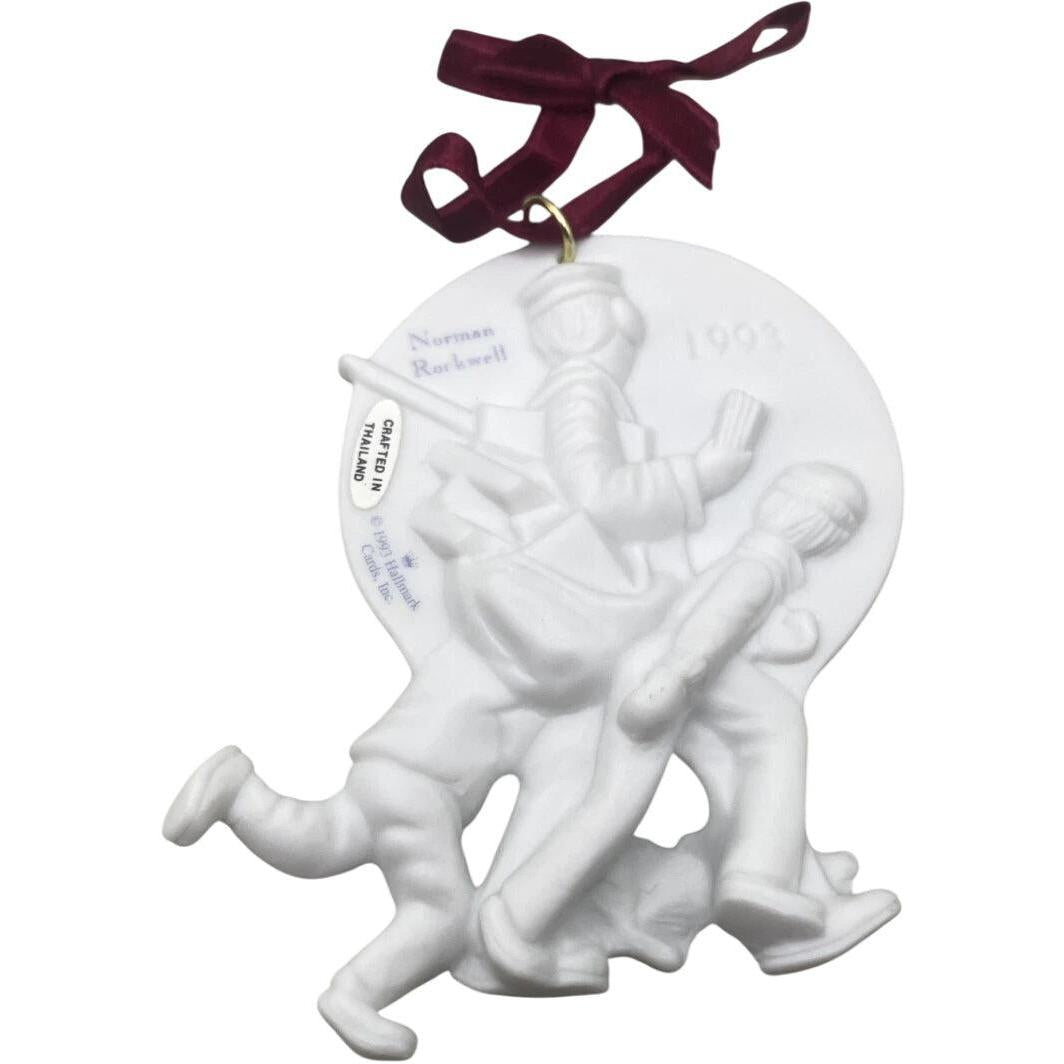 1993 Jolly Postman Hallmark Ornament (Portraits in Bisque Collection) QK1162