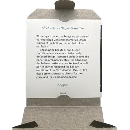 1993 Jolly Postman Hallmark Ornament (Portraits in Bisque Collection) QK1162