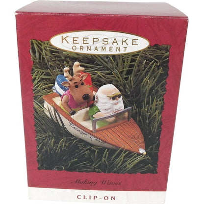 1993 Making Waves Hallmark Ornament (Santa Claus) QX5775