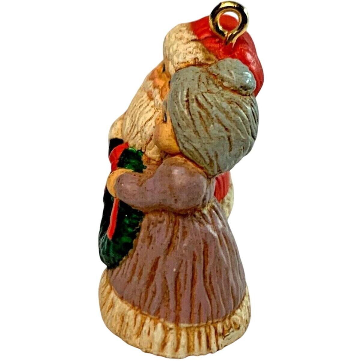 1993 Mr. & Mrs. Kringle Holding Wreath Hallmark Ornament (The Kringles) QXM5135