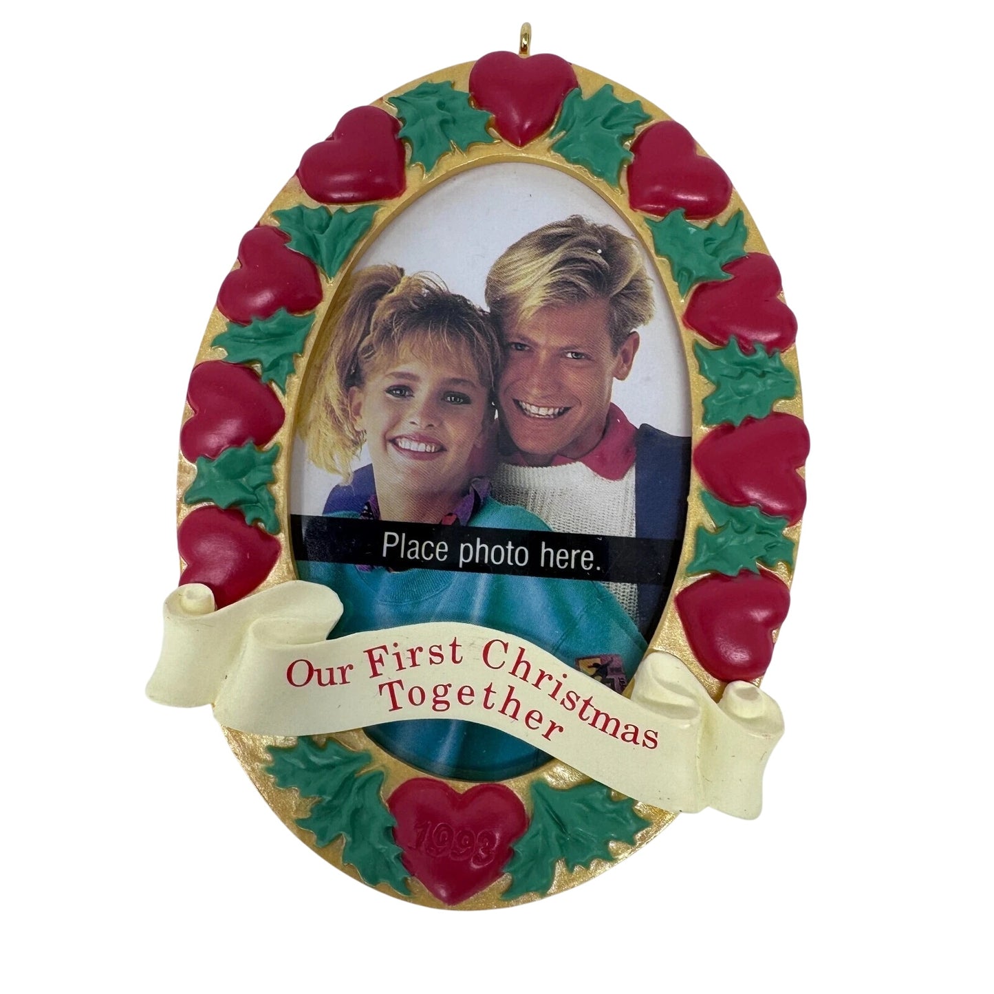 1993 Our First Christmas Together Hallmark Ornament (Photo Holder) QX5952