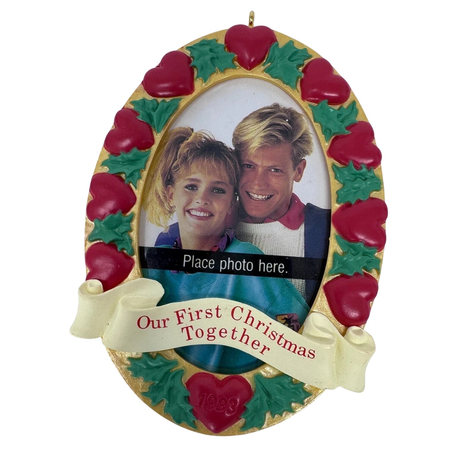 1993 Our First Christmas Together Hallmark Ornament (Photo Holder) QX5952