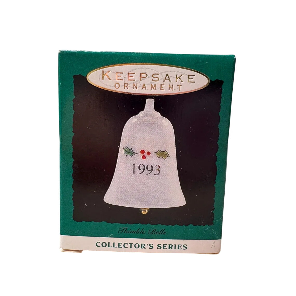 1993 Poinsettia Hallmark Ornament (Thimble Bells) QXM5142