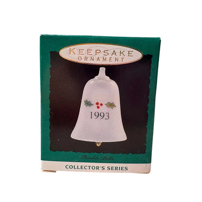 1993 Poinsettia Hallmark Ornament (Thimble Bells) QXM5142