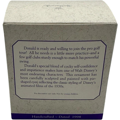 1993 Practice Swing - Donald Duck Hallmark Ornament (Golf) QEO8396