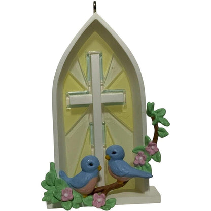 1993 Radiant Window Hallmark Ornament (Easter) QEO8365