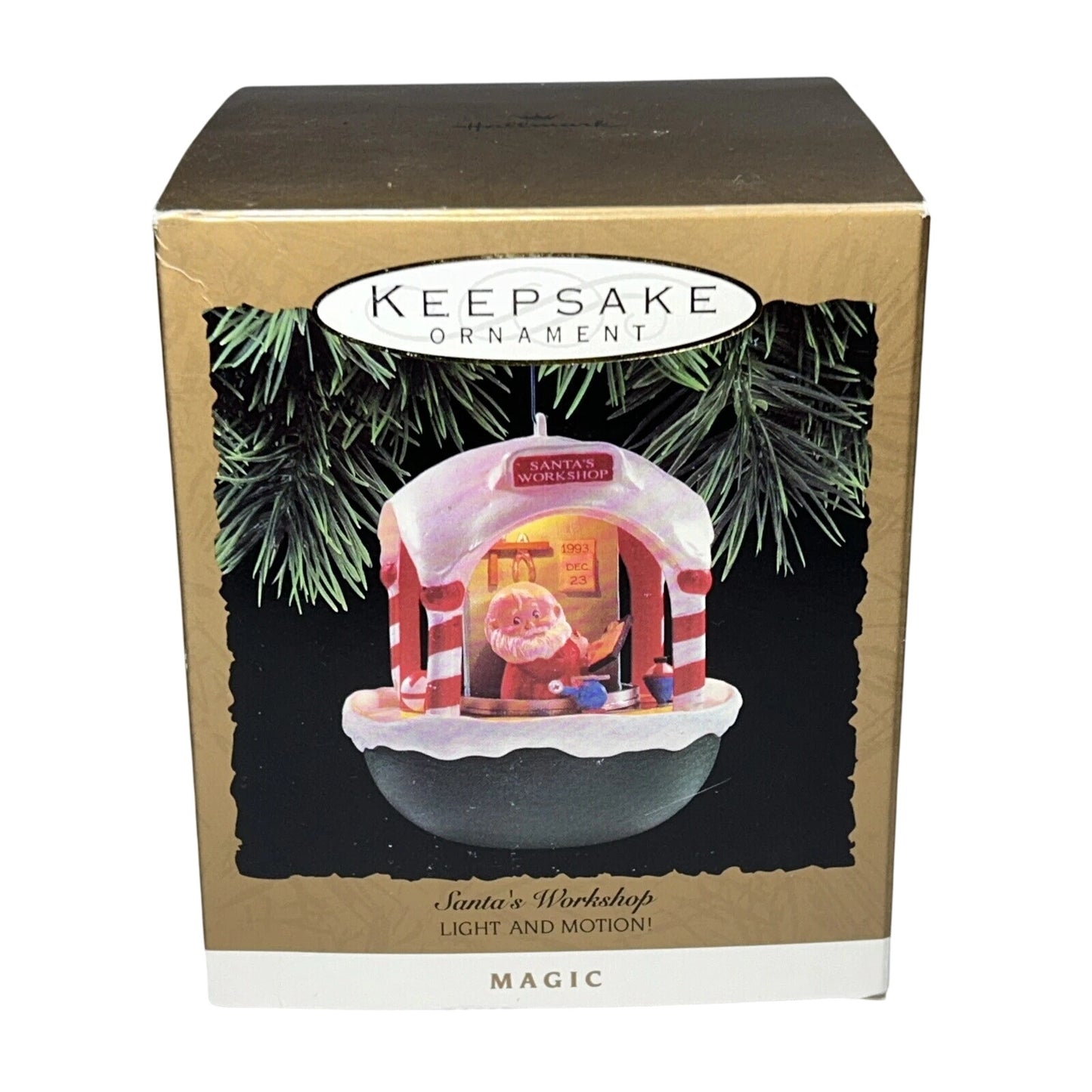 1993 Santa's Workshop Hallmark Ornament (Santa's Workshop) QLX7375
