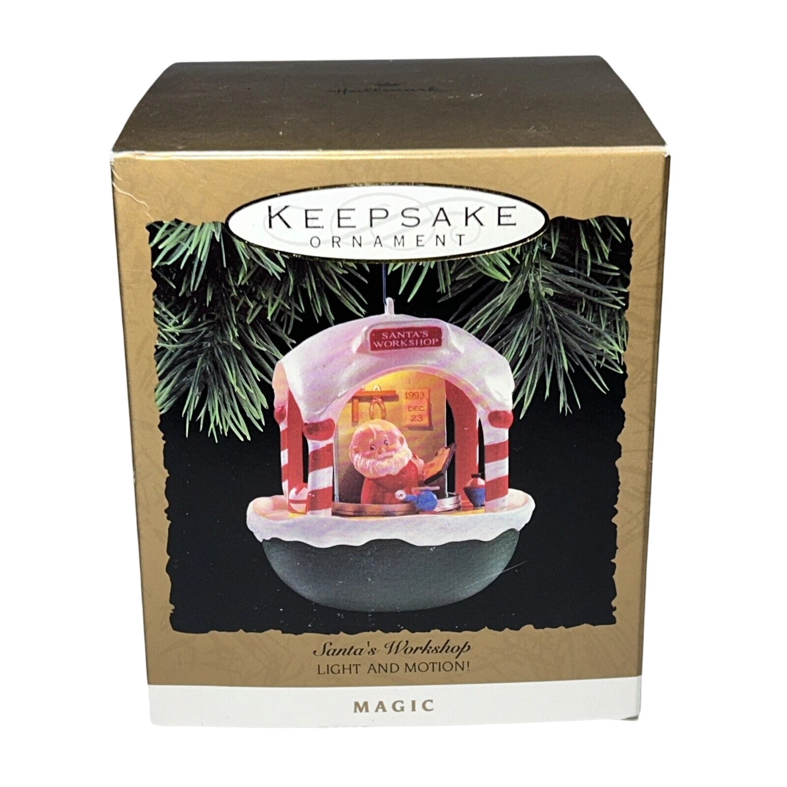 1993 Santa's Workshop Hallmark Ornament (Santa's Workshop) QLX7375