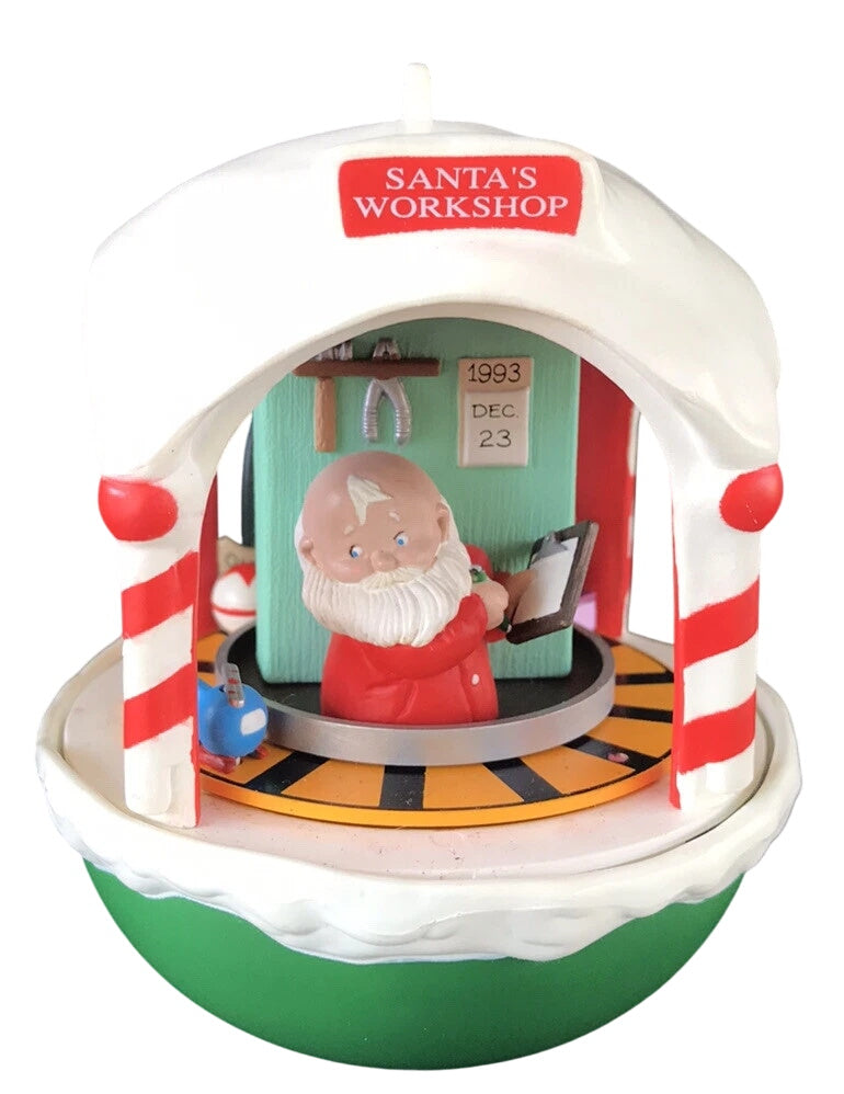 1993 Santa's Workshop Hallmark Ornament (Santa's Workshop) QLX7375