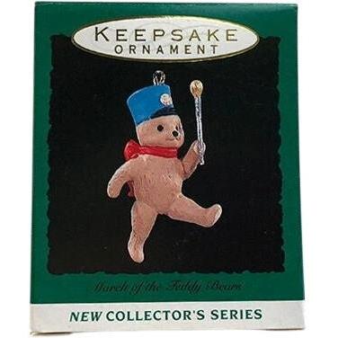 1993 Teddy with Baton Hallmark Ornament (March of the Teddy Bears) QXM4005