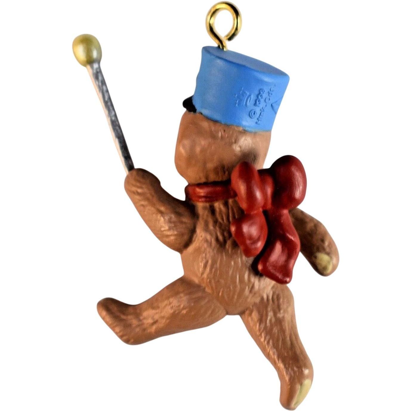 1993 Teddy with Baton Hallmark Ornament (March of the Teddy Bears) QXM4005