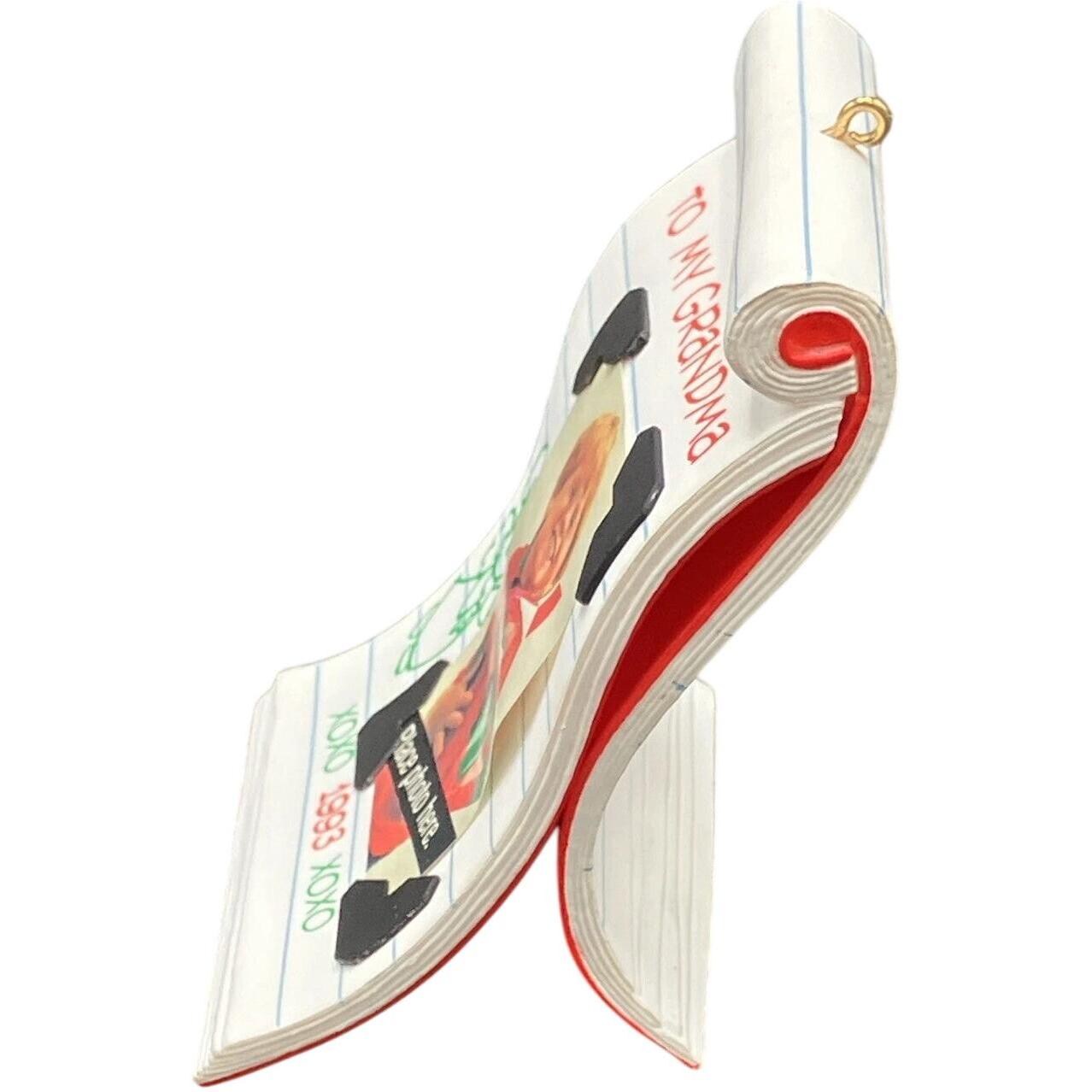 1993 To My Grandma Hallmark Ornament (Photo Holder) QX5555