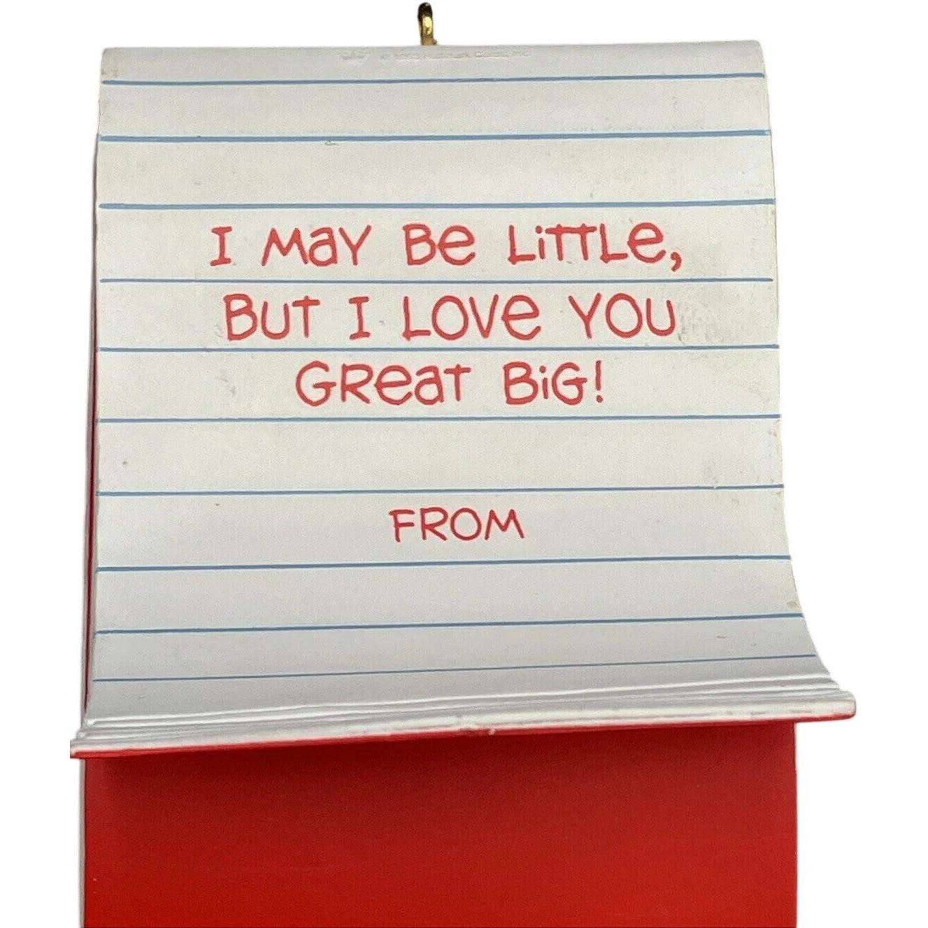 1993 To My Grandma Hallmark Ornament (Photo Holder) QX5555