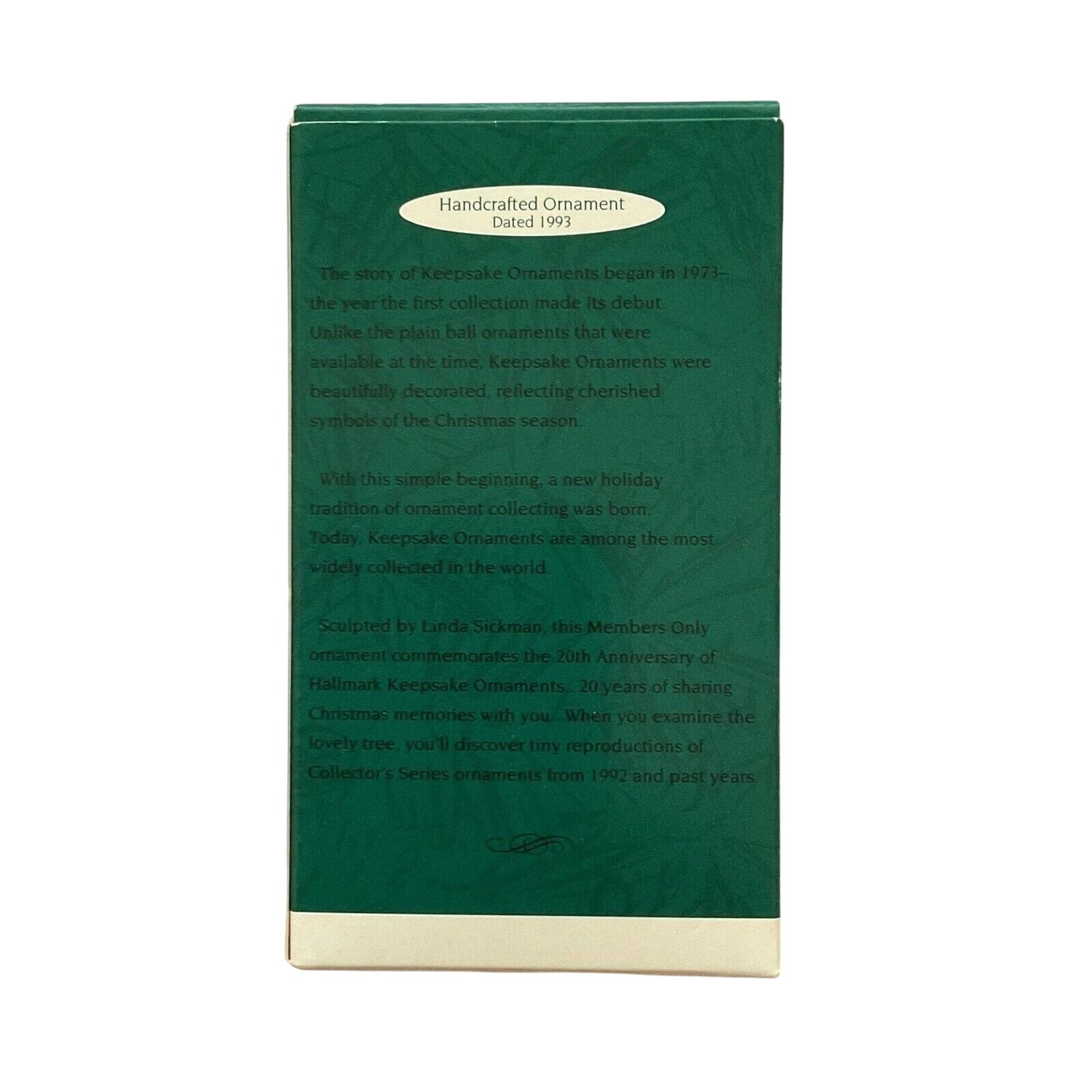 1993 Trimmed With Hallmark Ornament (Christmas Tree) QXC5432