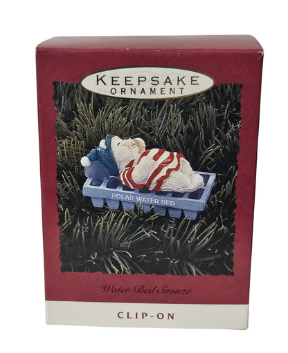 1993 Water Beds Snooze Hallmark Ornament (Polar Bear) QX5375