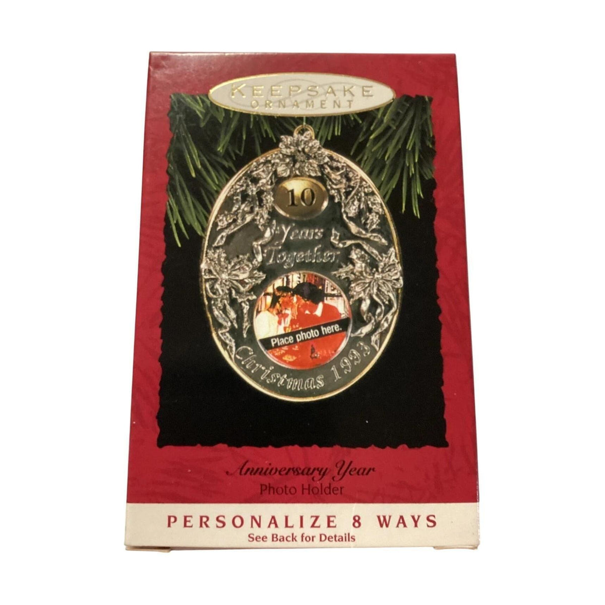 1993 Anniversary Year Hallmark Ornament (Photo Holder) QX5972 Image2