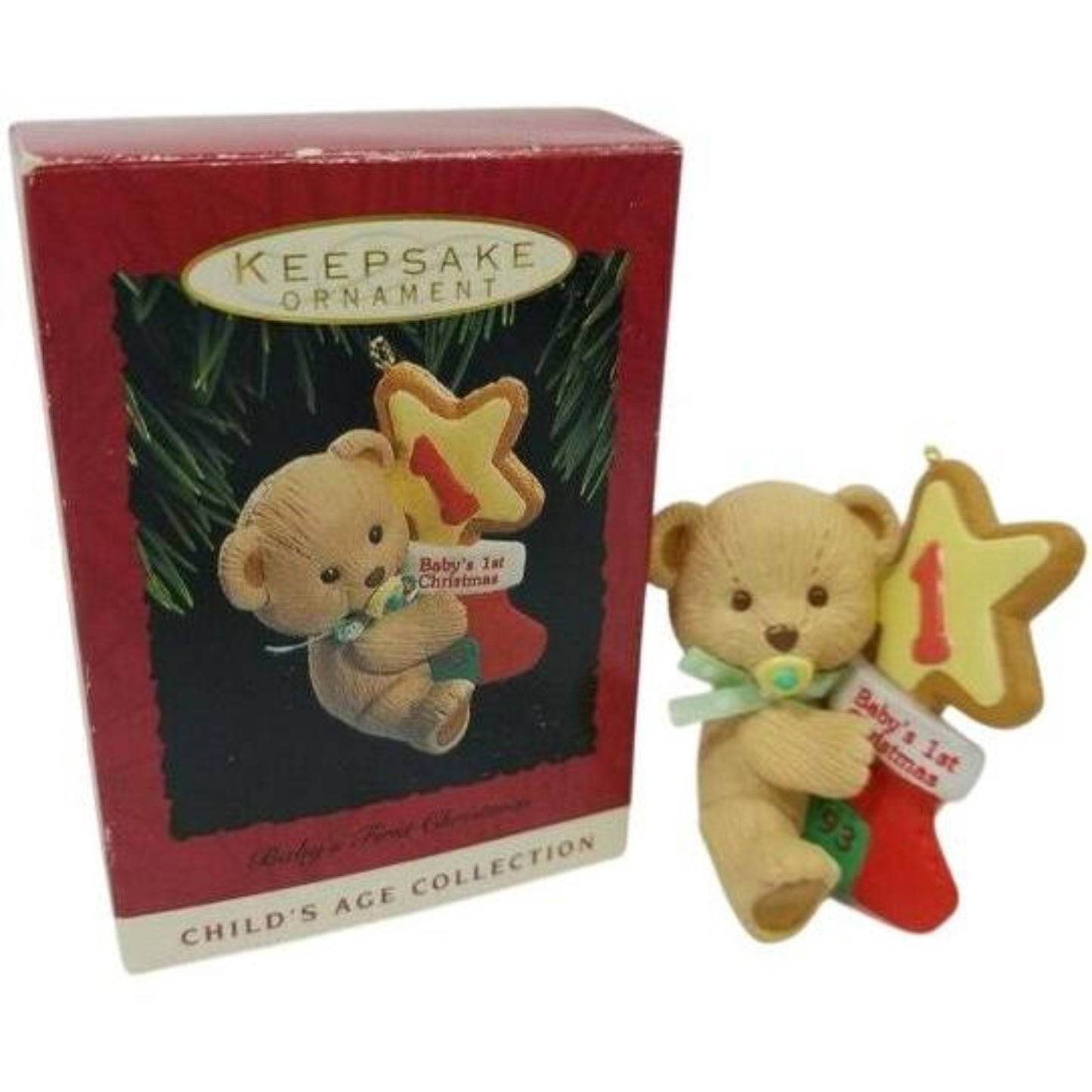 1993 Baby's First Christmas Hallmark Ornament (Baby's First Christmas) QX5525