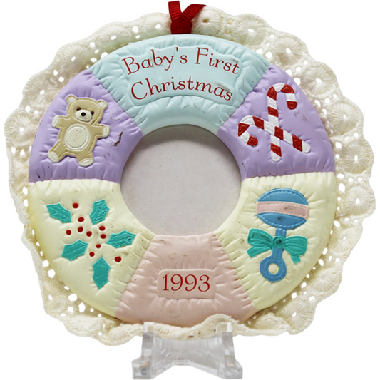 1993 Baby's First Christmas (Photo Holder)