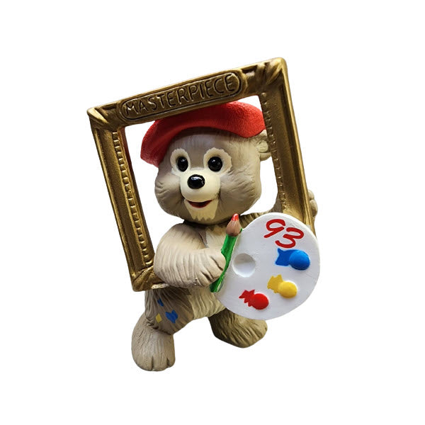 1993 Beary Gifted Hallmark Ornament (Artist Bear) QX5762