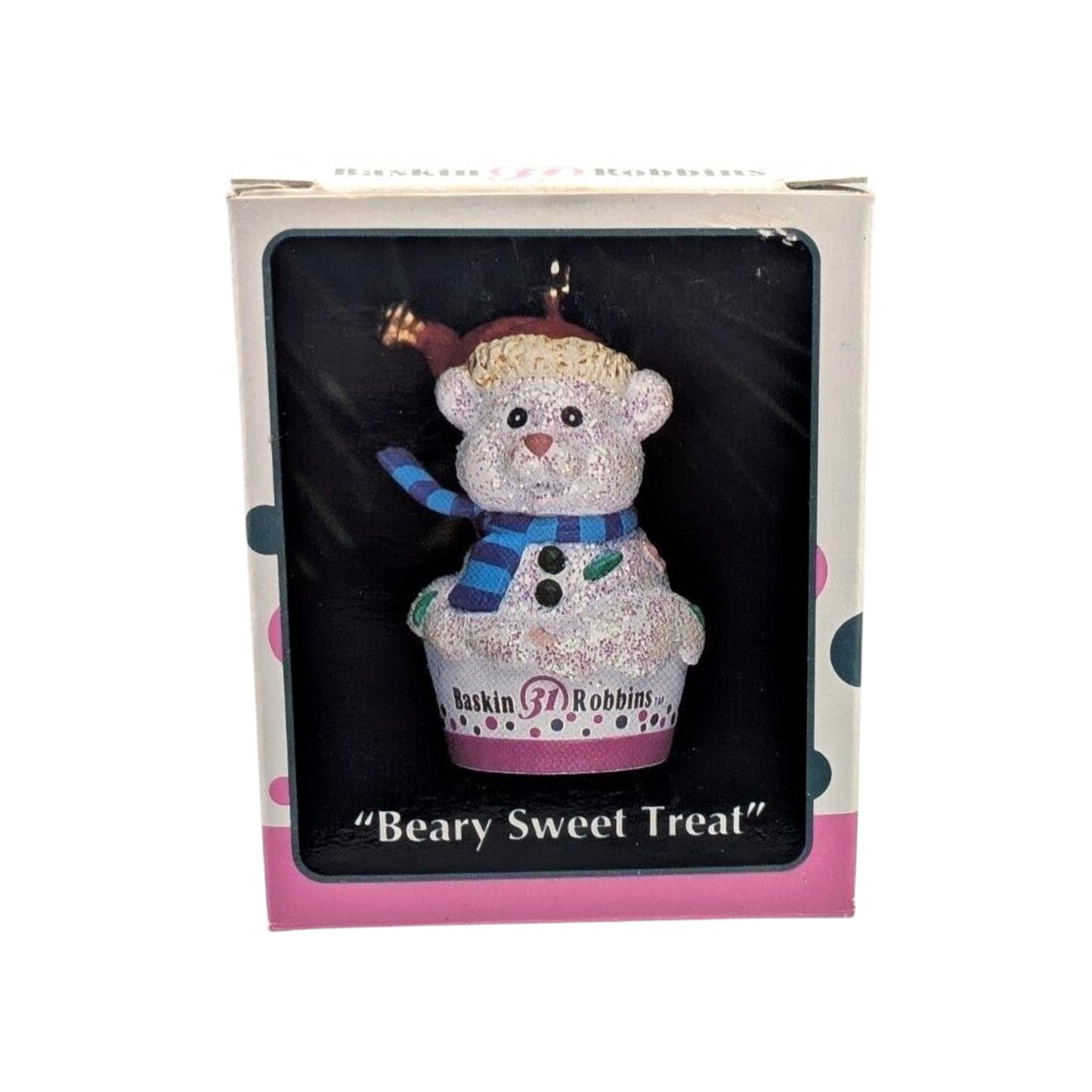 1993 Beary Sweet Treat Baskin 31 Robbins Enesco Ornament 592811 Image2