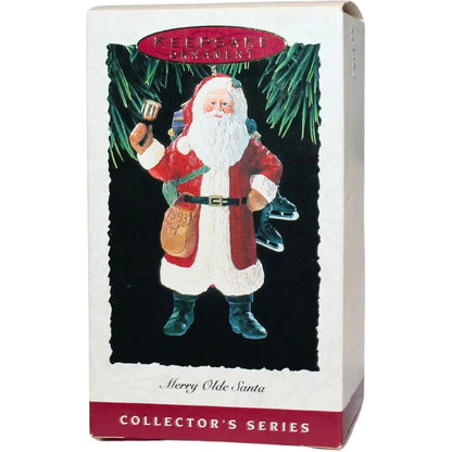 1993 Bell and Ice Skates Hallmark Ornament (Merry Olde Santa) QX4842